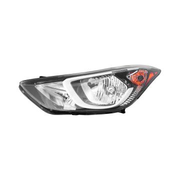 Headlight Assembly Composite Left w/o LED Position Lamp USA Built for Hyundai Elantra 2014-2016