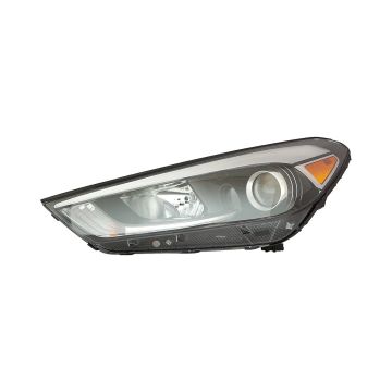 Headlight Assembly Composite Left Halogen w/o LED Position Lamp for Hyundai Tucson 2016-2018