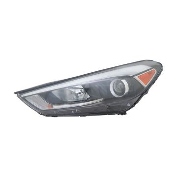 Headlight Assembly Composite Left Halogen w/LED Position Lamp for Hyundai Tucson 2016-2018