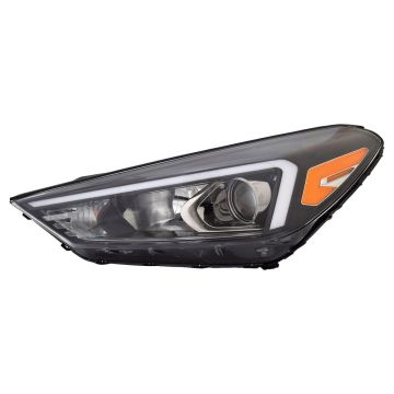 Headlight Assembly Composite Left Halogen w/o LED Position Lamp for Hyundai Tucson 2019-2021