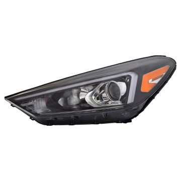 Headlight Assembly Composite Left Halogen w/LED Position Lamp for Hyundai Tucson 2019-2021