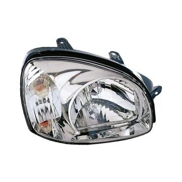Headlight Assembly Composite Right Includes Park/Signal Lamps To 3/3/03 for Hyundai Santa Fe 2001-2003