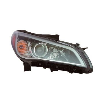Headlight Assembly Composite Right Halogen for Hyundai Sonata Limited Sport Sport 2.0T Limited 2.0T Sport Tech 2015-2017