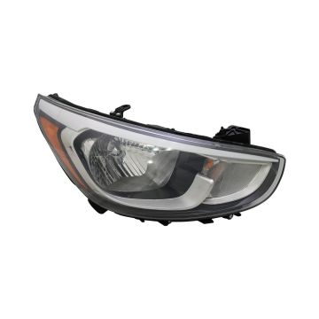 Headlight Assembly Composite Right for Hyundai Accent 2015-2017