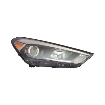 Headlight Assembly Composite Right Halogen w/o LED Position Lamp for Hyundai Tucson 2016-2018