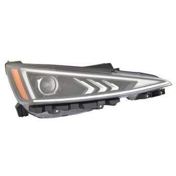 Headlight Assembly Composite Right Halogen w/LED Daytime Running Lamps for Hyundai Elantra 2019-2020