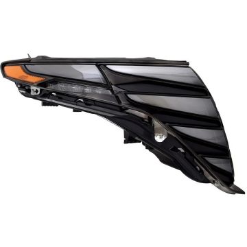 Daytime Running Light Right Dark Chrome Trim USA Built for Hyundai Tucson Limited SEL 2022-2024