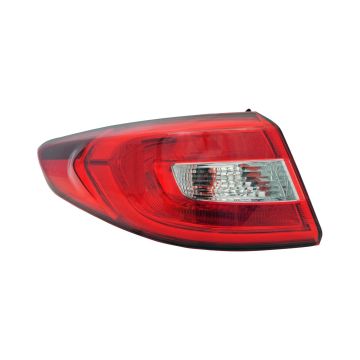 Tail Light Assembly Left Outer Bulb Type for Hyundai Sonata 2015-2017
