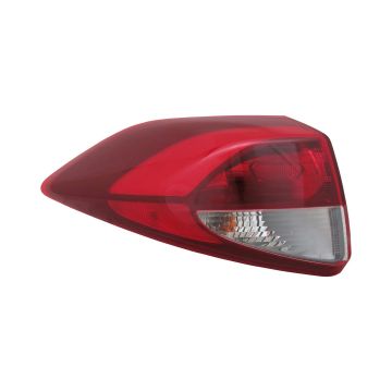 Tail Light Assembly Left Outer Bulb Type for Hyundai Tucson 2016-2018