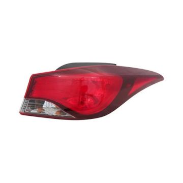 Tail Light Assembly Right Outer Bulb Type USA Built for Hyundai Elantra 2014-2016