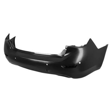 Bumper Cover Rear w/Object Sensors Primed for INFINITI Q50 2014-2017