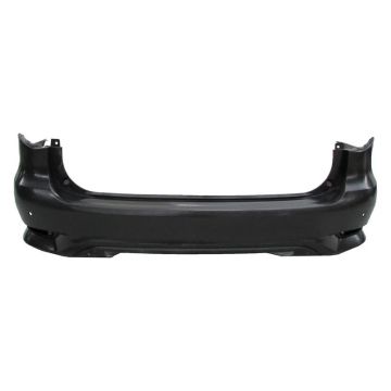 Bumper Cover Rear w/o Backup Collision Intervention w/Park Assist w/Towing Hitch Primed for INFINITI QX60 2016-2017