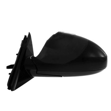 Door Mirror Assembly Left w/o Memory w/o Rear View Monitor Foldaway Smth Black for INFINITI FX35 FX45