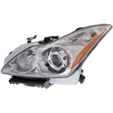 Headlight Assembly Composite Left w/o Technology Pkg w/o Premium Pkg for INFINITI G37 Coupe Convertible 2008-2010