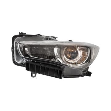 Headlight Assembly Composite Left w/o Adaptive Headlamps for INFINITI Q50 2014-2017