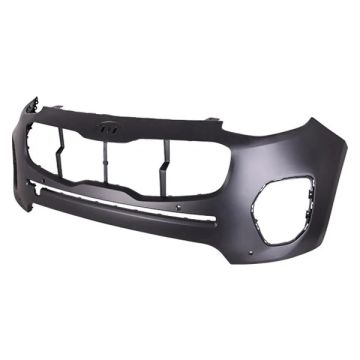 Bumper Cover Front w/Parking Sensors Primed for Kia Sportage LX EX 2017-2019