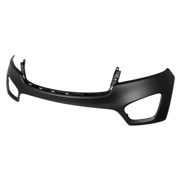 Bumper Cover Front Upper w/o Sport Pkg Primed for Kia Sorento L LX EX SX Limited 2016-2018