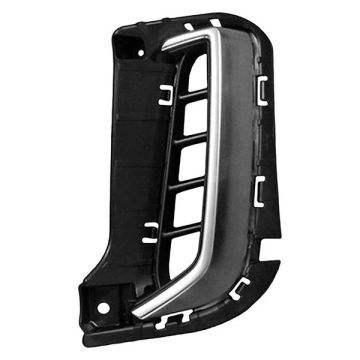 Bumper Insert Front Left w/Chrome Moulding for Kia Telluride LX 2020-2022