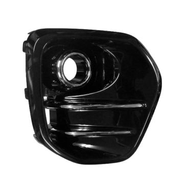 Bumper Insert Front Right Halogen Lamps Fog Lamp Bezel w/Fog Lamps Gloss Black for Kia Sportage 2017-2019