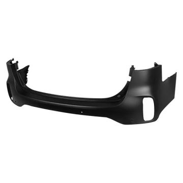 Bumper Cover Rear Upper w/Parking Assist Primed for Kia Sorento 2014-2015