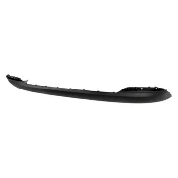 Bumper Cover Rear Lower w/o Exhaust Tip w/o Exhaust Cutout Matte Dark Gray for Kia Forte 2014-2016
