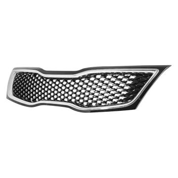 Grille Assembly Black/Chrome USA Built for Kia Optima Limited SX SX Turbo SXL Turbo 2014-2015