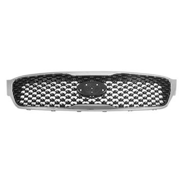 Grille Assembly w/o Around View Monitor Gloss Black/Chrome for Kia Sorento SX 2016-2018