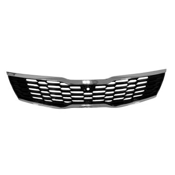 Grille Assembly w/Around View Monitor Chrome/Black for Kia Optima 2019-2020