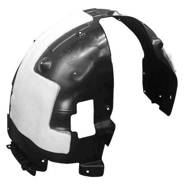 Fender Liner Right 1 Piece Cover CAPA for Kia Sorento S LX EX SX SX Prestige X-Line SX Prestige 2021-2023