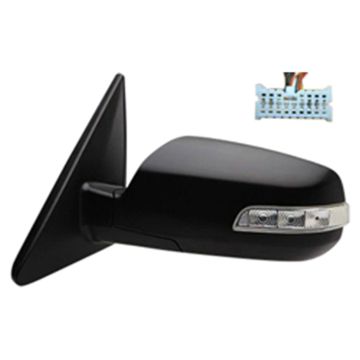 Door Mirror Assembly Left Power Heated w/o Power Folding w/Signal Lamp for Kia Sorento LX EX EX Luxury 2011-2015