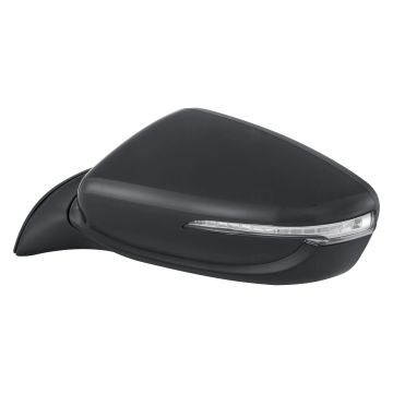 Door Mirror Assembly Left Black Power Heated w/Puddle Lamp w/Signal Lamp Power Folding for Kia Forte Forte5