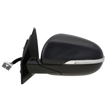 Door Mirror Assembly Left w/o Around View Monitor Manual-Folding w/o Blind Spot Detection for Kia Sorento 2016-2020