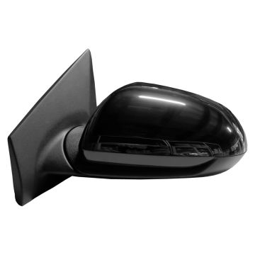 Door Mirror Assembly Left Power Heated w/o Signal Lamp Black for Kia Rio Sedan Hatchback S EX EX Pack 2018-2020