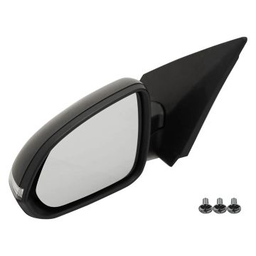 Door Mirror Assembly Left Power Heated w/Signal Lamp Black for Kia Rio Sedan Hatchback S EX 2018