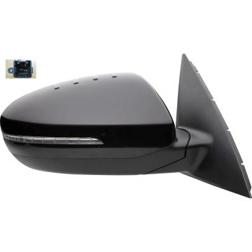 Door Mirror Assembly Right Power Manual Folding Heated for Kia Optima Hybrid Hybrid Premium Hybrid EX Hybrid LX 2011-2013
