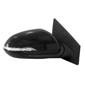 Door Mirror Assembly Right Power Heated w/Signal Lamp Black for Kia Rio Sedan Hatchback S EX 2018