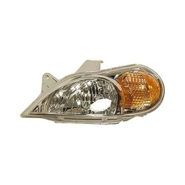 Headlight Assembly Composite Left Includes Park/Signal/Marker Lamps for Kia Rio 2001-2002