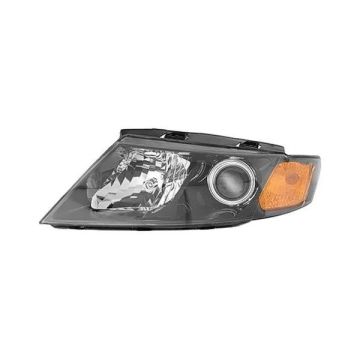Headlight Assembly Composite Left Black Bezel for Kia Magentis Optima
