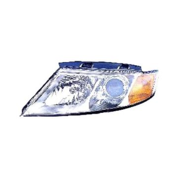 Headlight Assembly Composite Left Chrome Bezel for Kia Magentis Optima