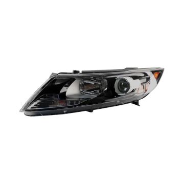 Headlight Assembly Composite Left Halogen USA Built for Kia Optima 2012-2013