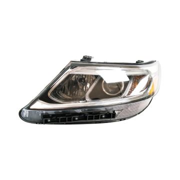 Headlight Assembly Composite Left Halogen w/Auto Level Control for Kia Sorento LX 2014-2015