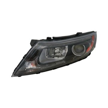 Headlight Assembly Composite Left Halogen w/LED Position Lamp USA Built for Kia Optima 2014-2015