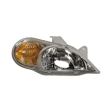 Headlight Assembly Composite Right Includes Park/Signal/Marker Lamps for Kia Rio 2001-2002