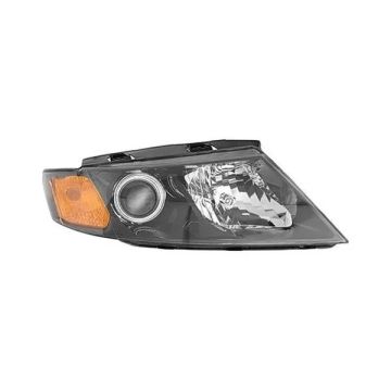 Headlight Assembly Composite Right Black Bezel for Kia Magentis Optima