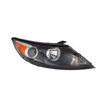 Headlight Assembly Composite Right Halogen w/LED Driving Lamps for Kia Sportage SX 2011-2012