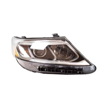 Headlight Assembly Composite Right Halogen w/Auto Level Control for Kia Sorento LX 2014-2015