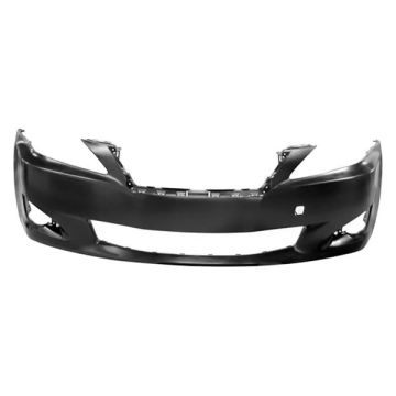 Bumper Cover Front w/o Pre-Collision System w/o Headlamp Washer Primed for Lexus IS250 IS350