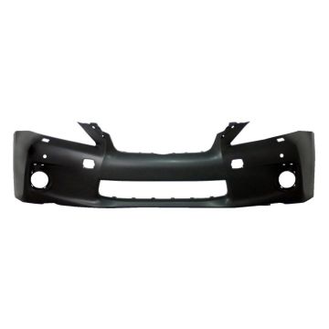 Bumper Cover Front w/o Sport Pkg w/Parking Aid Sensors w/Headlamp Washer Primed for Lexus CT200h 2011-2013