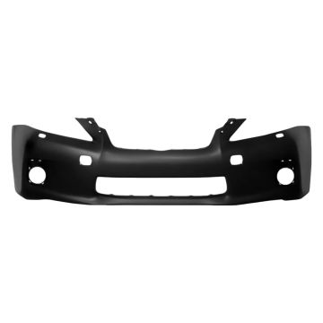 Bumper Cover Front w/o Sport Pkg w/o Parking Aid Sensors w/Headlamp Washer Primed for Lexus CT200h 2011-2013