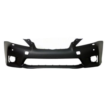 Bumper Cover Front w/Parking Aid Sensors w/Headlamp Washer F SPORT Primed for Lexus CT200h 2011-2013